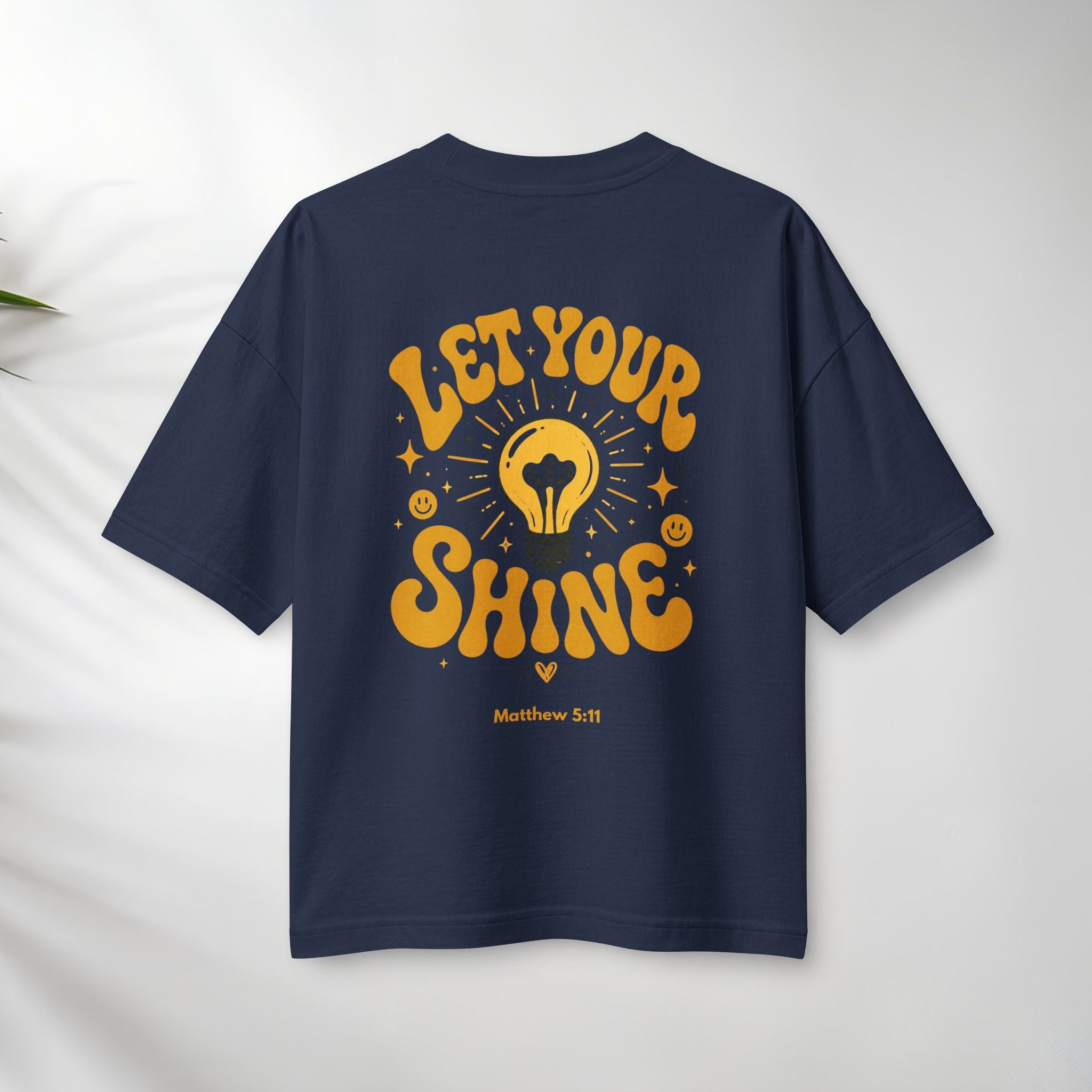 Let Your Shine Tee — Inspirational Lightbulb Graphic Women's T‑Shirt.