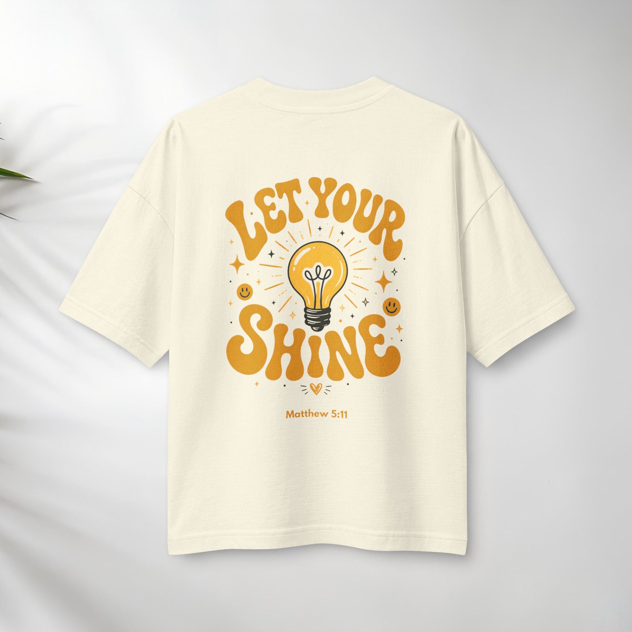 Let Your Shine Tee — Inspirational Lightbulb Graphic Women's T‑Shirt.