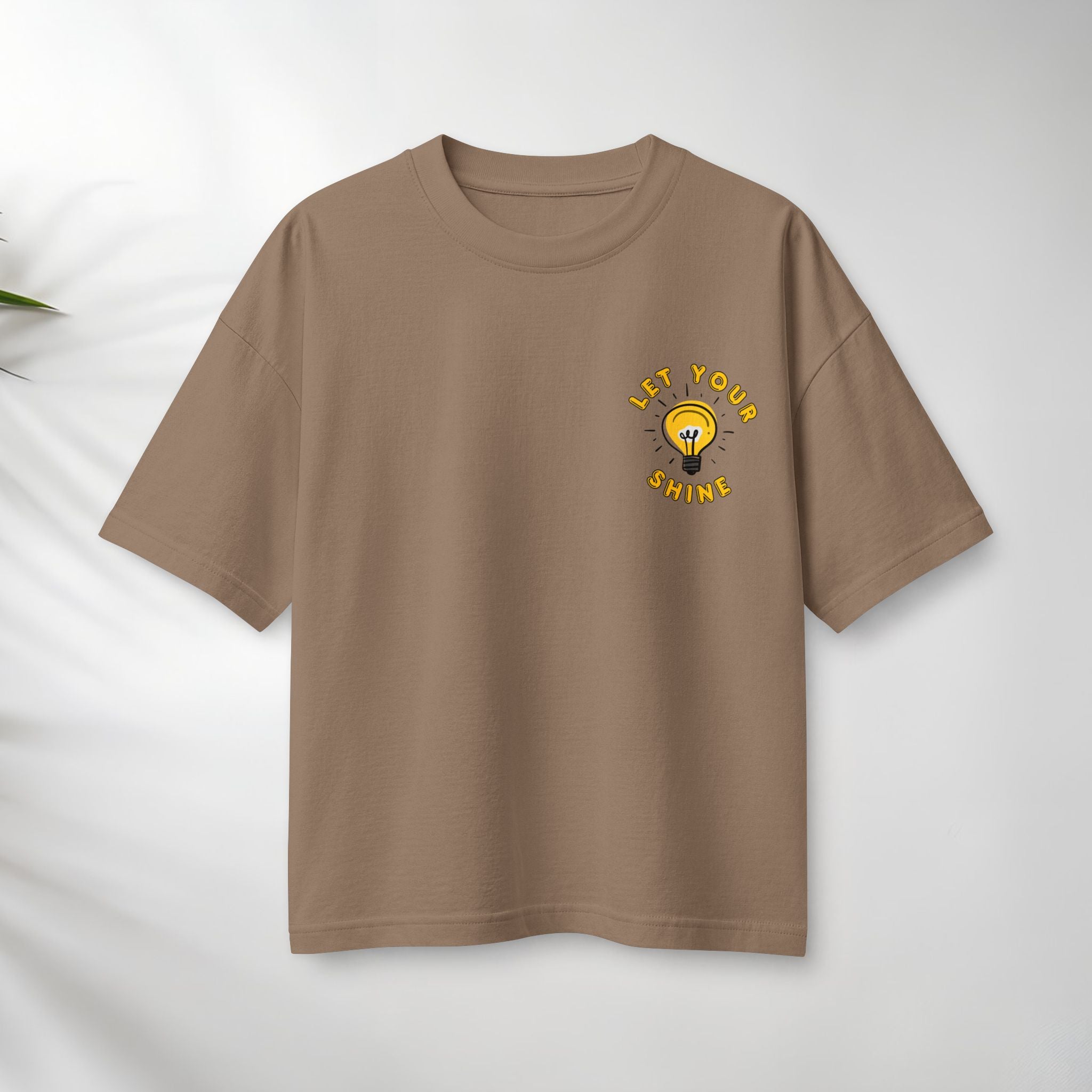 Let Your Shine Tee — Inspirational Lightbulb Graphic Women's T‑Shirt.