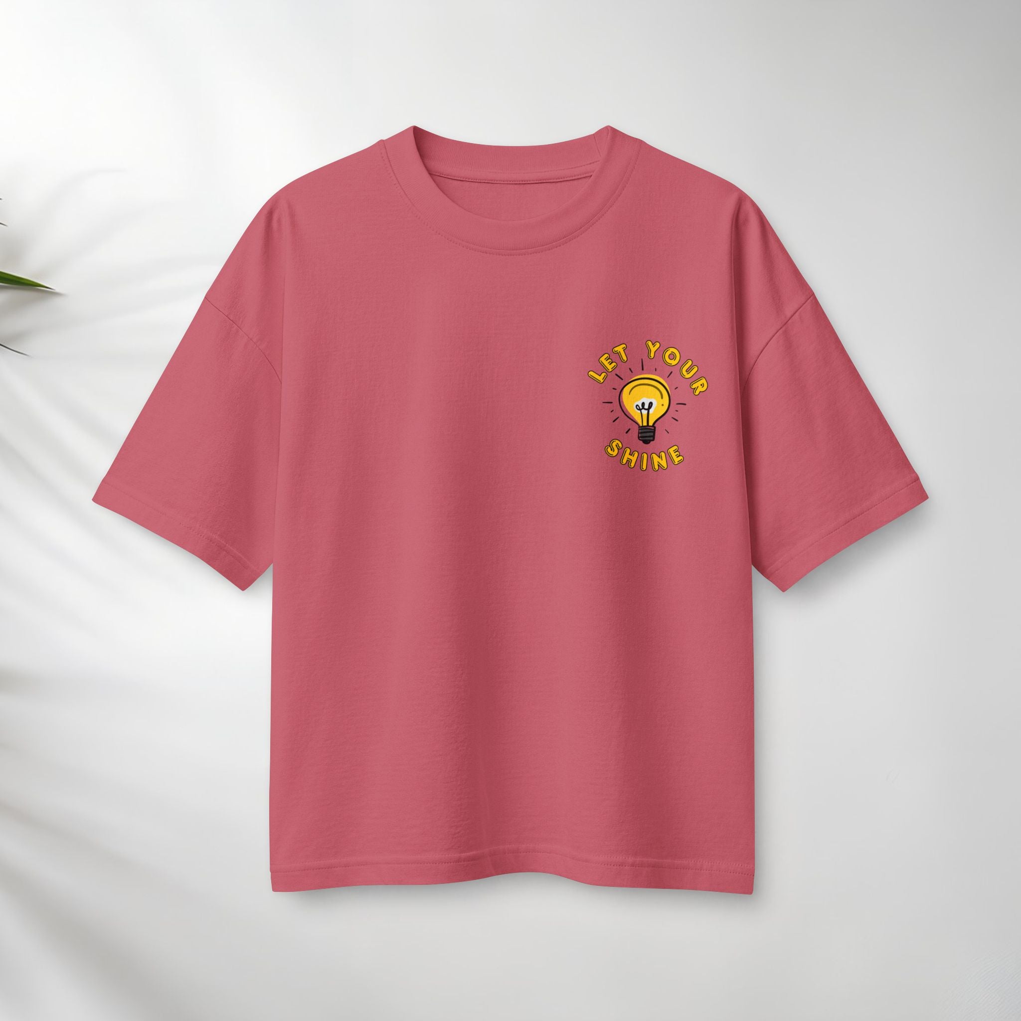 Let Your Shine Tee — Inspirational Lightbulb Graphic Women's T‑Shirt.