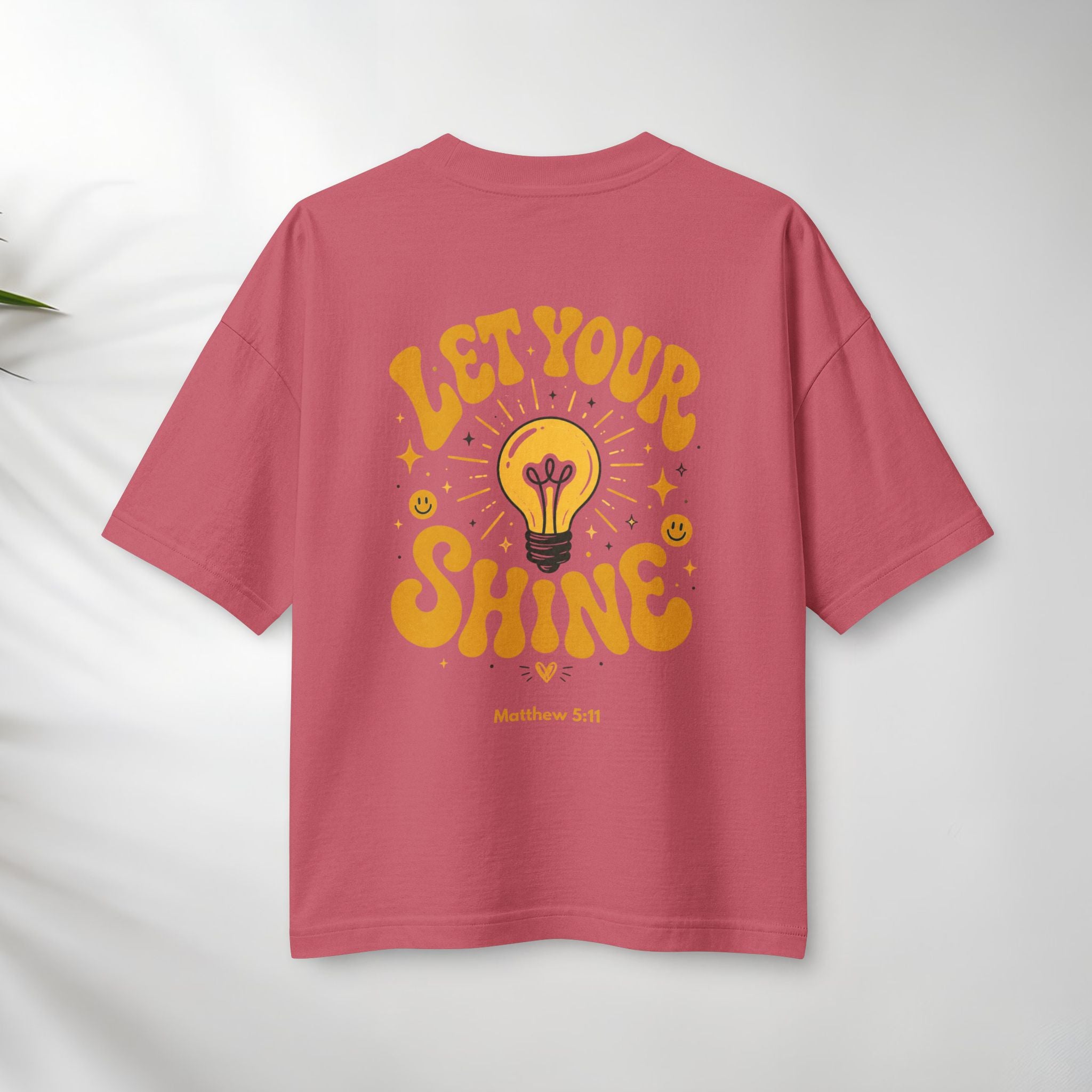 Let Your Shine Tee — Inspirational Lightbulb Graphic Women's T‑Shirt.
