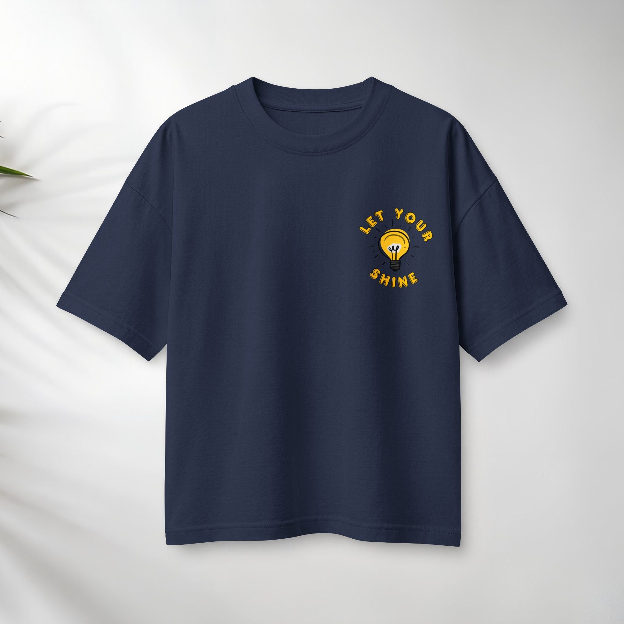 Let Your Shine Tee — Inspirational Lightbulb Graphic Women's T‑Shirt.